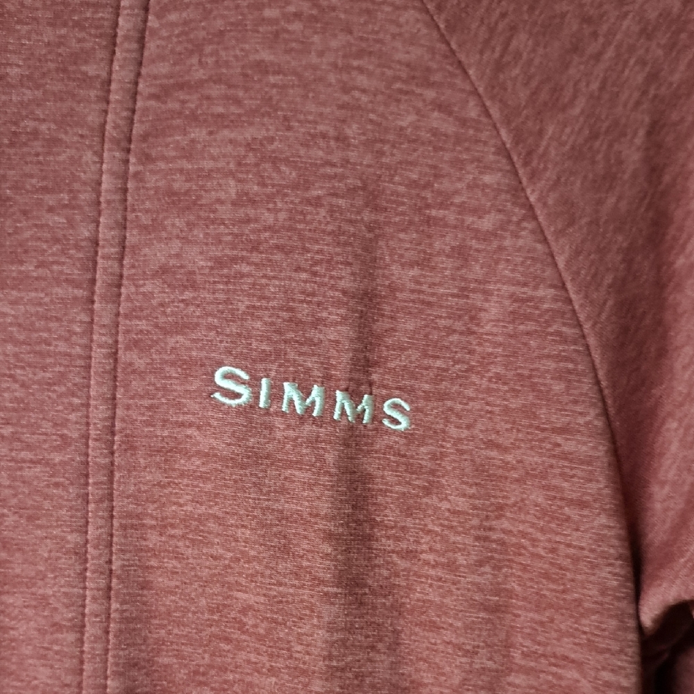 Simms Burgundy Quarter-Zip Pullover - image 2